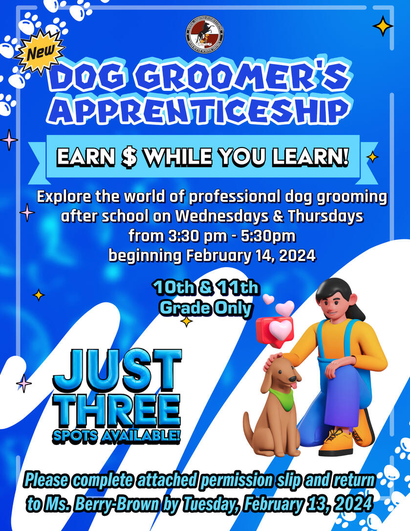 Groomer's Apprenticeship Flyer