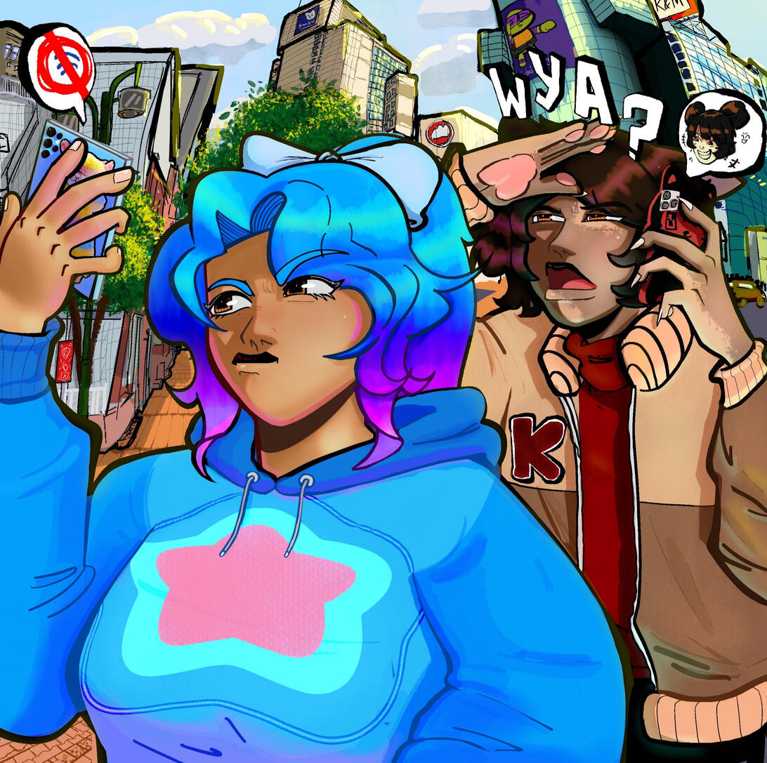 StinkiesDraws Original Character - Kai n' Bailey